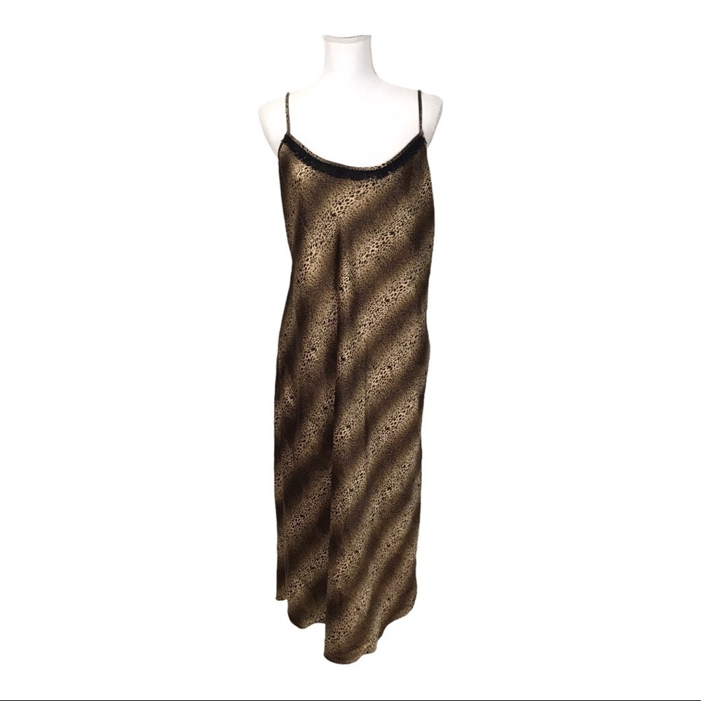 Vtg California Dynasty Animal Print Nightgown